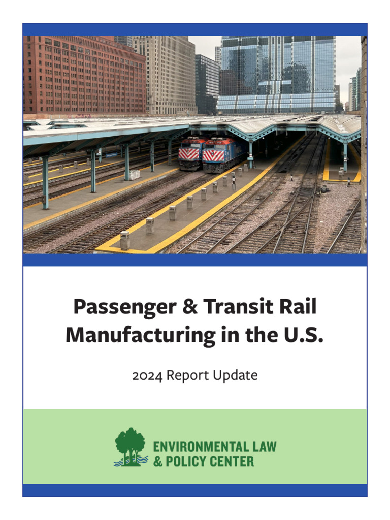 U.S. Passenger Rail Manufacturing Trends | PDF | Rail Transport ...
