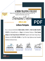 International Conference: Sneh Teachers Training College