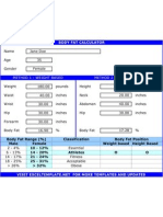 Body Fat Calculator V1.2