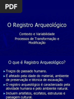 Registro Arqueológico