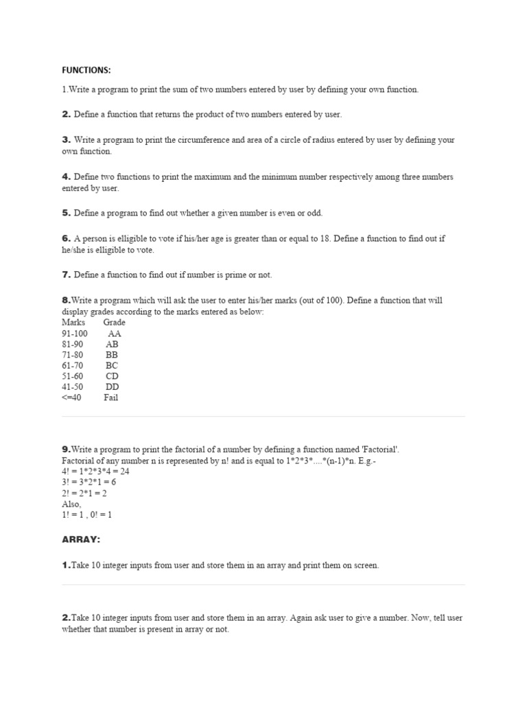 Queue Using Array Practice Problems