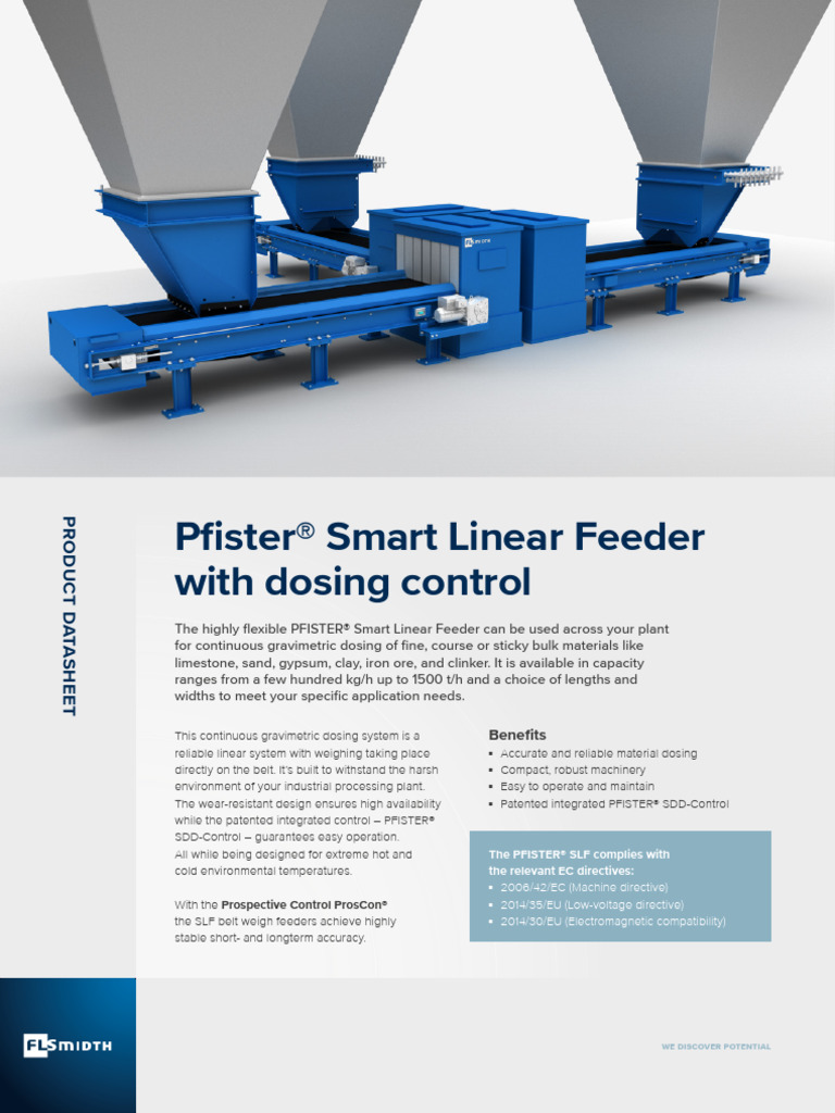 Pfister_Smart_Linear_Feeder_DS | PDF | Electrical Engineering