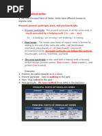 Principal Parts of Verbs 8