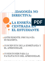 Pedagogia No Directiva Sesion 3 y 4