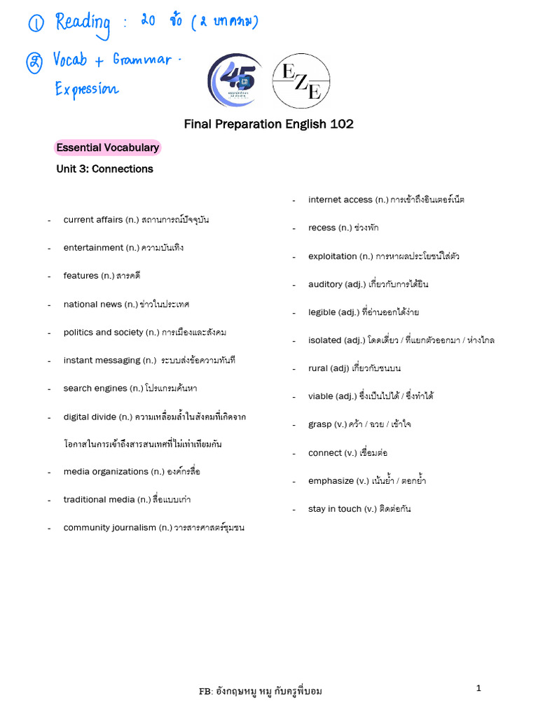 Final Preparation Eng 2 12 Prasan Pdf