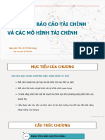 Chương 3 - Phân Tích Báo Cáo Tài Chính Và Các Mô Hình Tài Chính