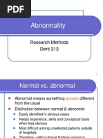 lecture 7 (slide) Abnormality