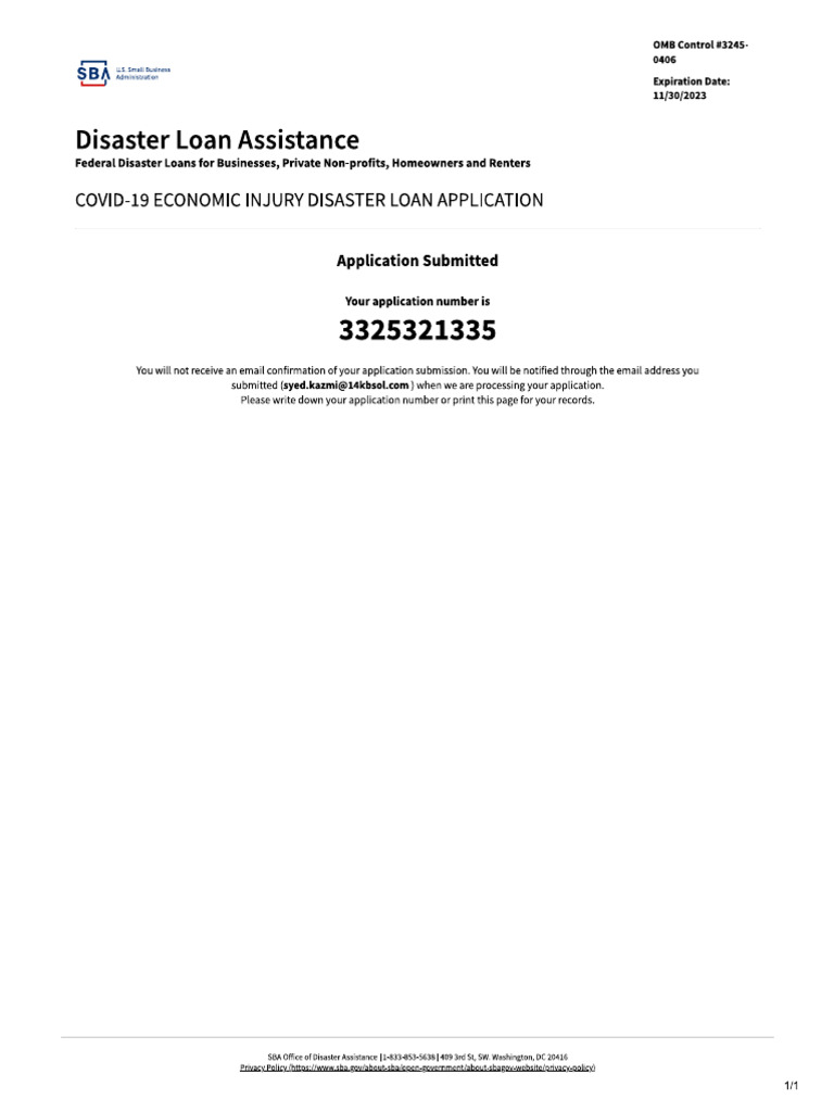 SBA loan PDF