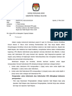 Surat Permintaan Calon Sekretariat PPS