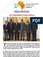 IOC President Tours Africa