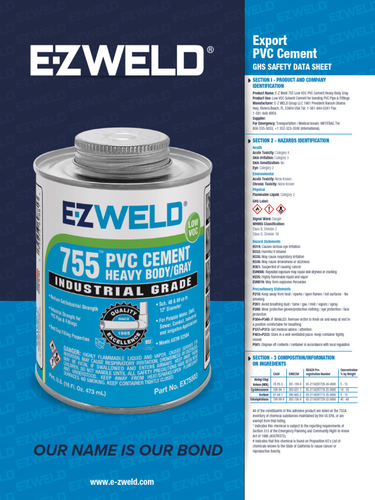 Msds PDF Volatile Organic Compound Toxicity