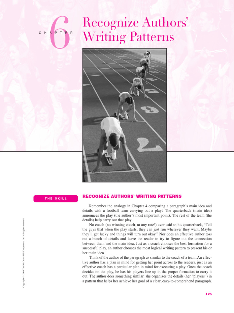 Author's Writing Patterns PDF EAP Spring 2023 - 2024 | PDF | Bracket ...