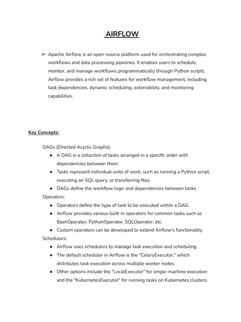 Airflow Download Free Pdf Web Application Software