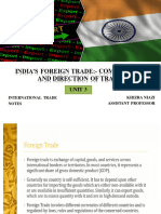 IT UNIT-3 PPT On Composition and Direction of Trade