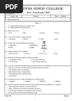 Grade 8 Science Unit Test Papers Pdf Voltage Electric Current