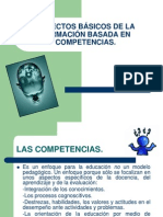 Aspectos Básicos de La Formación Basada en Competencias