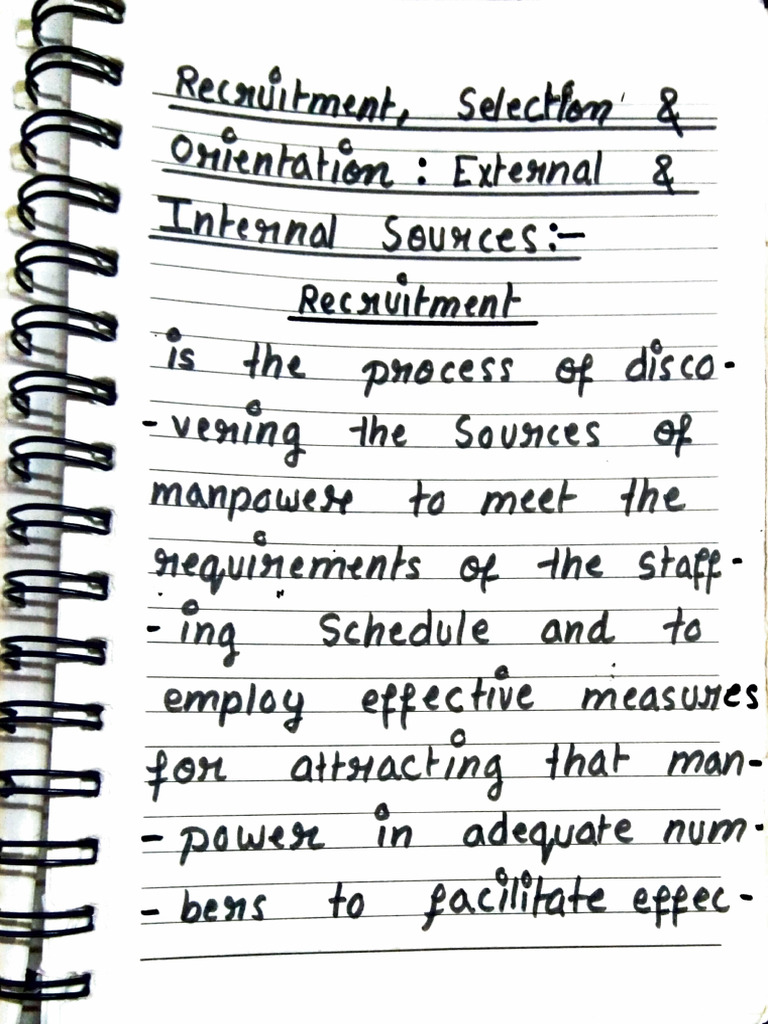 HRM Notes | PDF