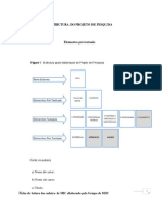 Estrutura Do Projeto de Pesquisa Final