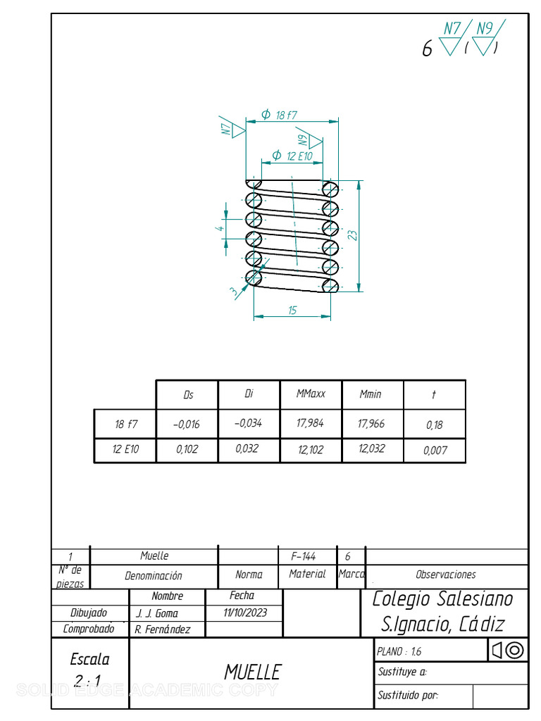 Muelle Plano | PDF