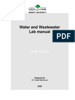 Water and Wastewater Lab Manual
