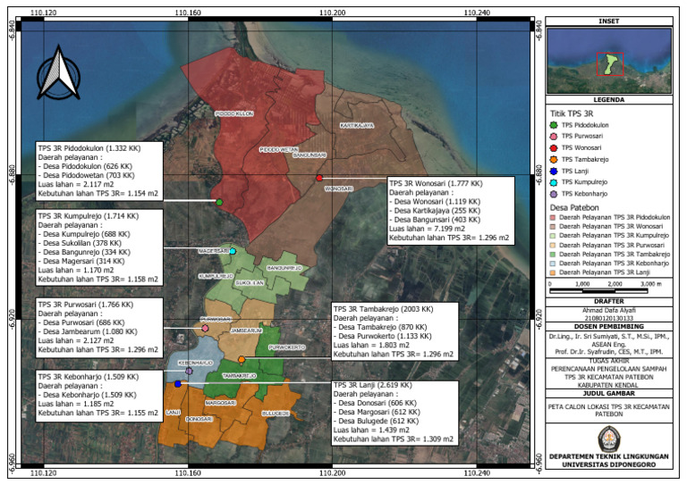 Peta Calon Lokasi TPS 3R | PDF