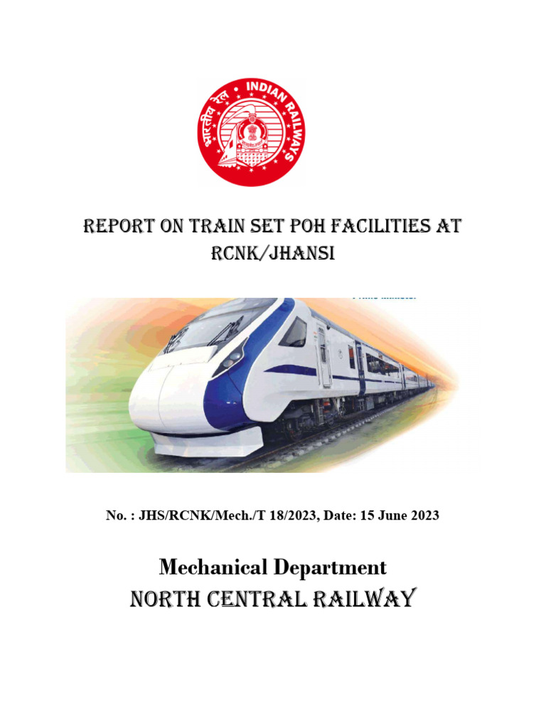 Report On Train Set Maintenance Facilities at RCNK 26 June 23 | PDF ...