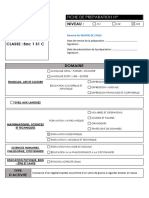 PRENOM: Jeanne Nom: Marcelis Niveau:: Fiche de Preparation N°