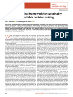 The Natural Capital Framework For Sustainably Efficient and Equitable Decision Making.