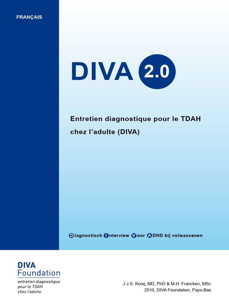 DIVA 2.0 : Diagnostic TDAH Adulte | PDF | Trouble du déficit de l ...