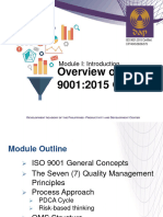 Overview of The ISO 9001 - 2015 QMS