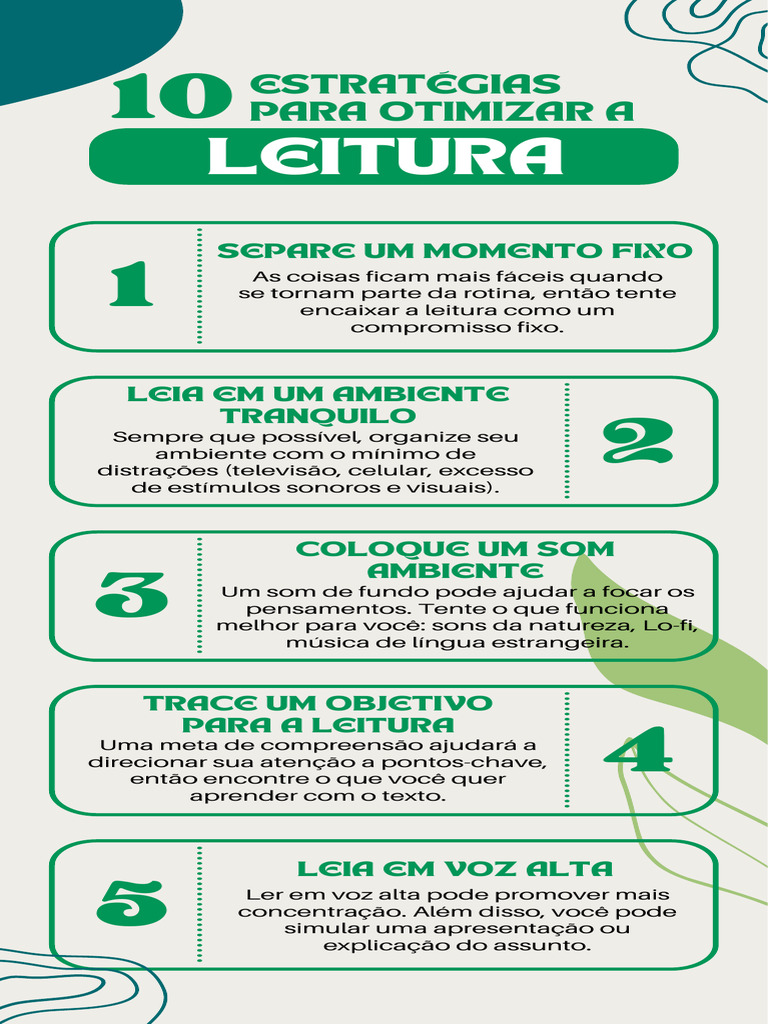 Dicas para Melhorar sua Leitura | PDF | Pensamento | Aprendizado