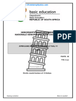 NSC FAL Afrikaans Grade 12 May June 2023 P1 and Memo