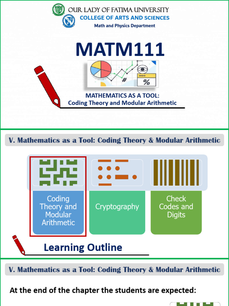 Coding Theory and Modular Arithmetic | PDF | Code | Naming Conventions