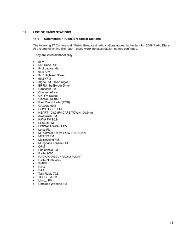 List Of Radio Stations Near St. Louis