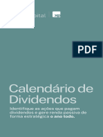 W1 Capital - Calendário de Dividendos