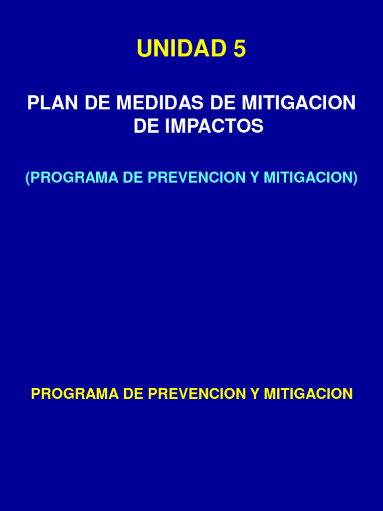 Medidas de Mitigación Ambiental Efectivas | PDF | Residuos | Entorno ...