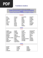 Vocabularios temáticos