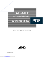AD 4406 Operator Manual