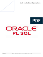 PLSQL Training Notes