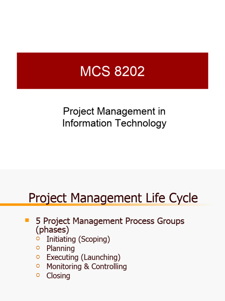 Project Management Life Cycle Overview | PDF | Project Management ...