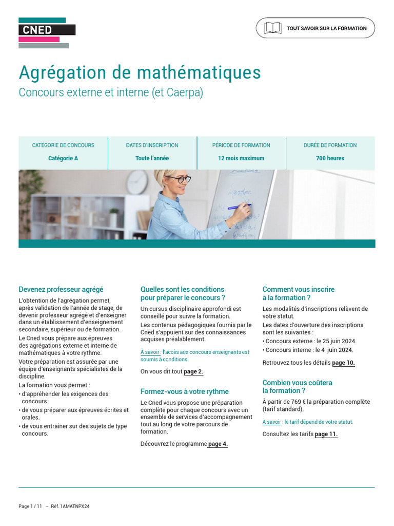 Préparation à l'Agrégation de Maths | PDF | Objets mathématiques | Algèbre