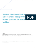 Índice de Resultados Escolares - Comparación Entre Países de América Latina