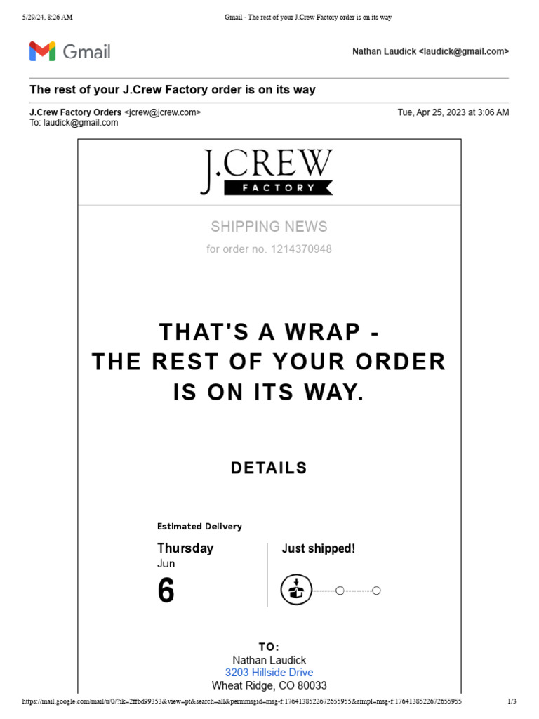 Jcrew 2 PDF Clothing Fashion