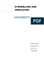 System Modelling and Simulation