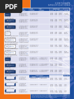 MSC Container Equipment Specs Guide | PDF | Land Vehicles | Vehicles