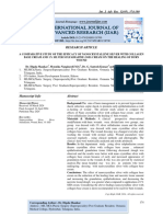 A COMPARATIVE STUDY OF THE EFFICACY OF NANOCRYSTALLINE SILVER WITH COLLAGEN BASE CREAM AND 1% SILVER SULFADIAZINE (SSD) CREAM ON THE HEALING OF BURN WOUND