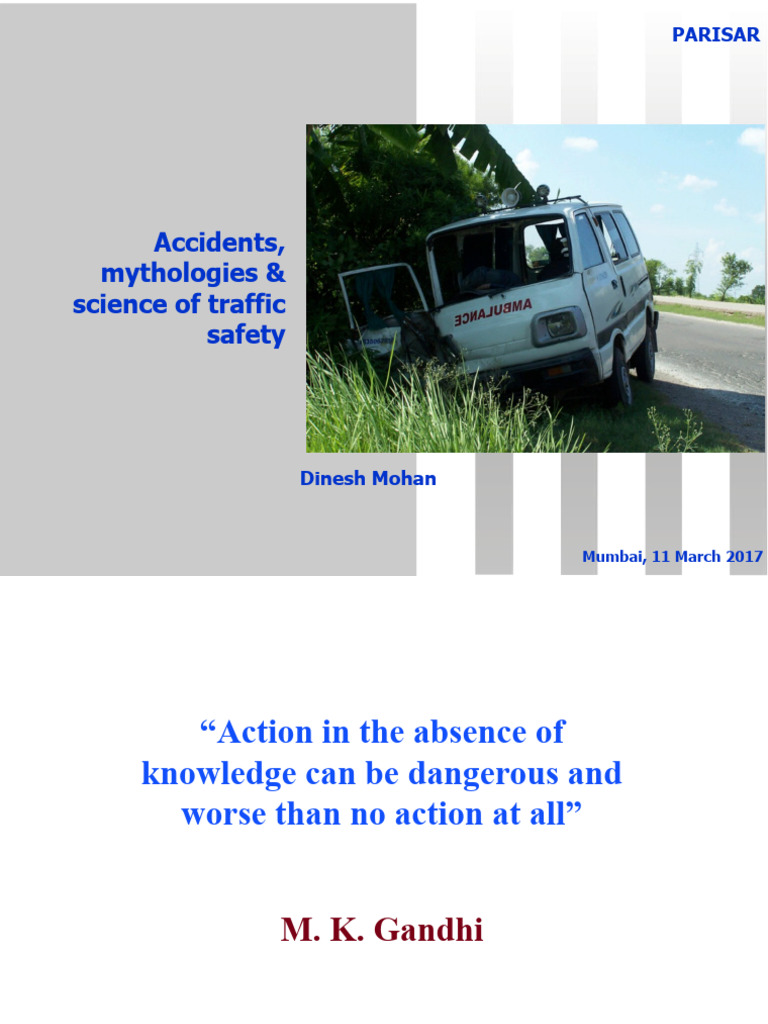 Traffic Safety: Myths and Solutions | PDF | Traffic Collision | Road ...
