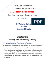 Monetary Economics 1-3
