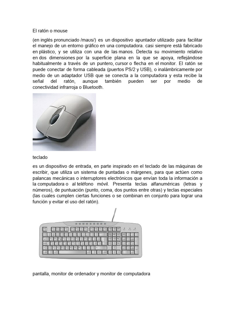 Mouse 2 | Descargar gratis PDF | Periférico | Almacenamiento de datos ...