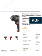 Pneumatic Impact Wrench 1-2 Inch